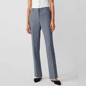 Ann Taylor Sophia Straight Pant in Houndstooth